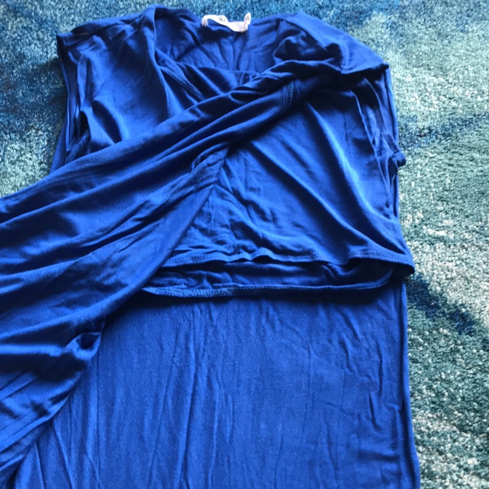 Bailey 44 Blue Crop Top
